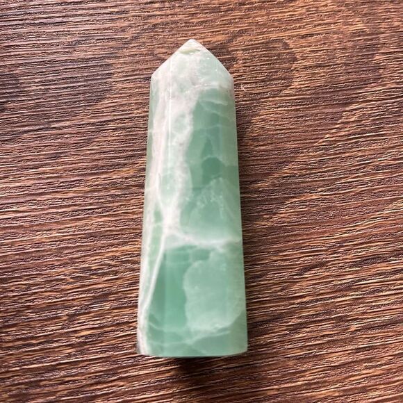 Caribbean calcite tower small banding standing point polished decor natural - Picture 2 of 9